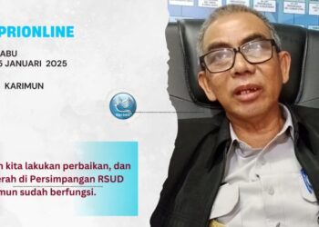 Lampu Merah di Persimpangan RSUD Karimun Menunggu Teknisi, Hari Ini Akan Selesai
