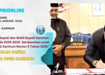 Iskandarsyah-Rocky Marciano Bawole Ditetapkan Jadi Bupati – Wakil Bupati Karimun