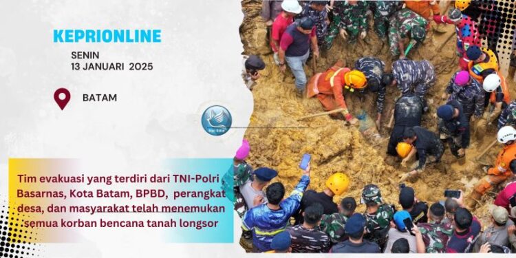 Seluruh Korban Sudah Ditemukan , Tim Pencarian Korban Resmi Hentikan Pencarian Korban Bencana Tanah Longsor