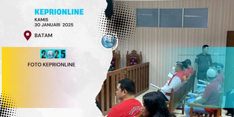 Sidang Perdana Kasus Mantan Kasat Narkoba Polresta Barelang serta 10 Anggota