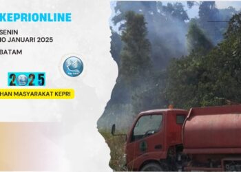 Kawasan Bukit Cipta Land Terbakar