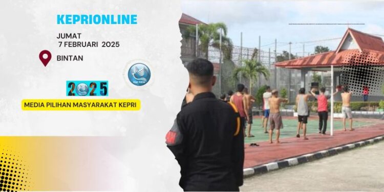 Jaga Kebugaran Tubuh, Napi Lapas Narkotika Tanjungpinang Rutin Senam Pagi