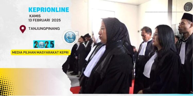 61 Advokat Peradi DPC Batam Gelar Pengambilan Sumpah di PT Tanjungpinang