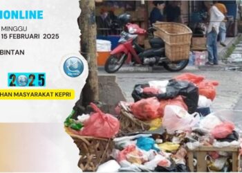 Sampah Mulai Menumpuk di Jalan Protokoler Karimun
