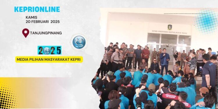 Aksi Demo Tertib, Kapolresta Tanjungpinang Apresiasi Mahasiswa