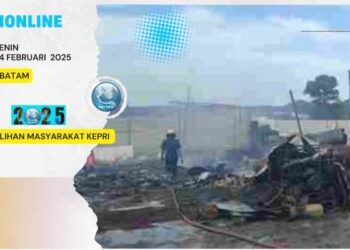 Gudang Barang Bekas Terbakar, Asal Api Diduga dari Puntung Rokok