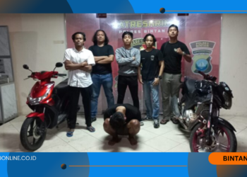 Polisi Bekuk Dua Pelaku Curanmor di Tanjungpinang dan Bintan