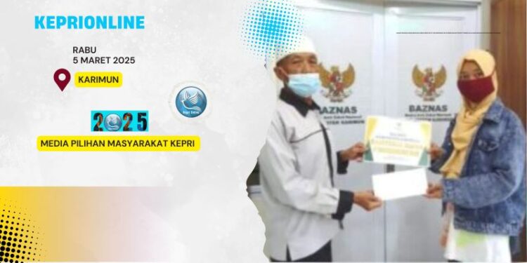 Baznas Karimun Minta Umat Muslim Menunaikan Zakat di Awal Ramadhan