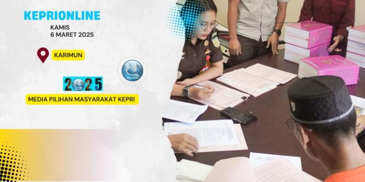 Kejari Karimun Terima 200 Barang Bukti Kasus Dugaan Korupsi