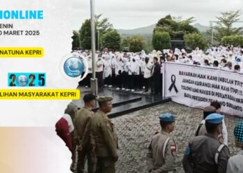 Tenaga Medis RSUD Natuna Lakukan Aksi Demo