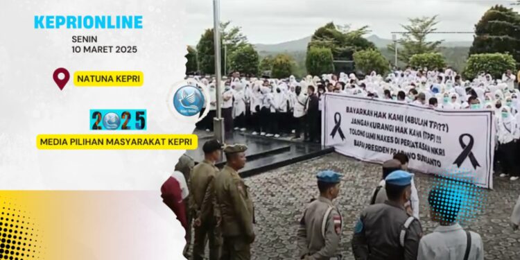 Tenaga Medis RSUD Natuna Lakukan Aksi Demo