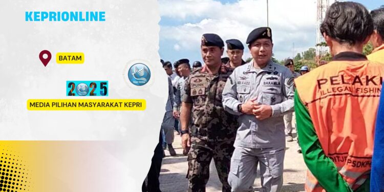 Dua Kapal Ikan Vietnam Tertangkap KKP di Natuna