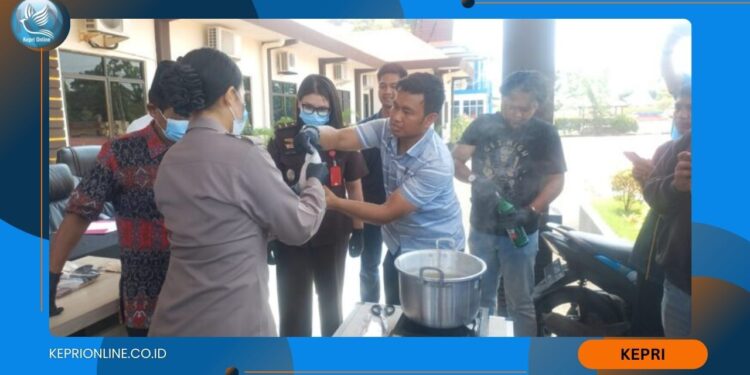 Sabu Setengah Kilo Musnah, Pria Asal Berakit Berakhir di Jeruji Besi