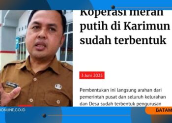 71 Koperasi Merah Putih Terbentuk di Karimun