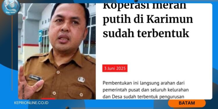71 Koperasi Merah Putih Terbentuk di Karimun