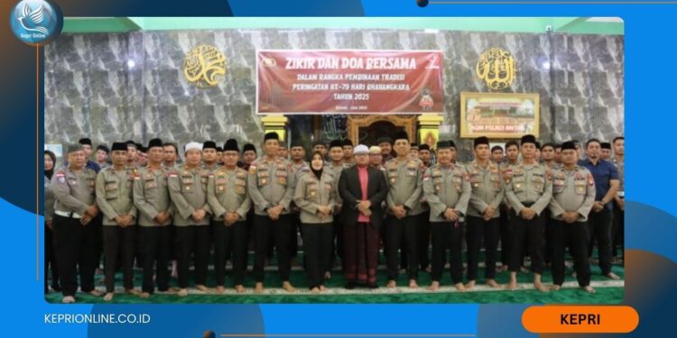 Polres Bintan Zikir dan Do’a Bersama Jadi Keberkahan Sambut Hari Bhayangkara