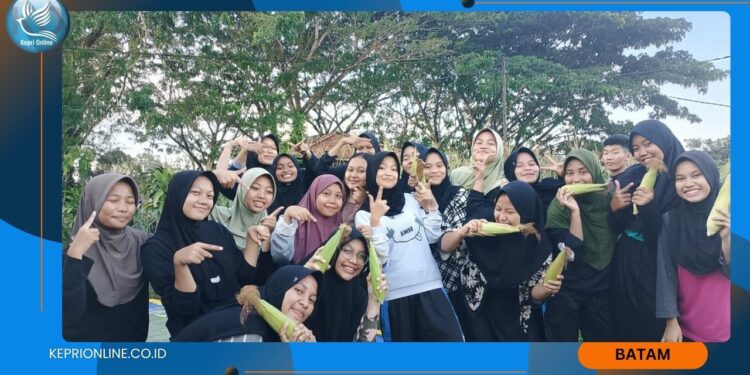 Siswa Pemali Boarding School PT Timah Panen Jagung, Dukung Ketahanan Pangan dan Edukasi Lingkungan