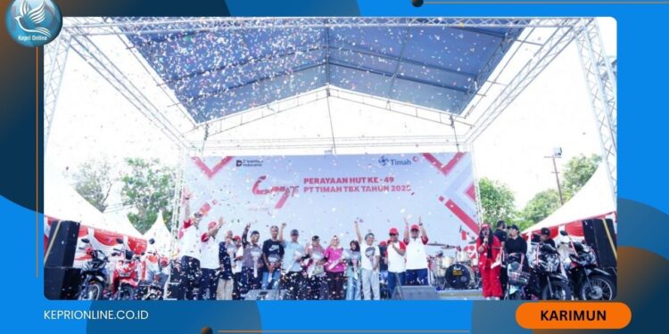 HUT Timah ke 49, Satu Warga Terima Hadiah Motor