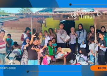 1 Ton Barang Bekas di Donasikan Karyawan PT Timah