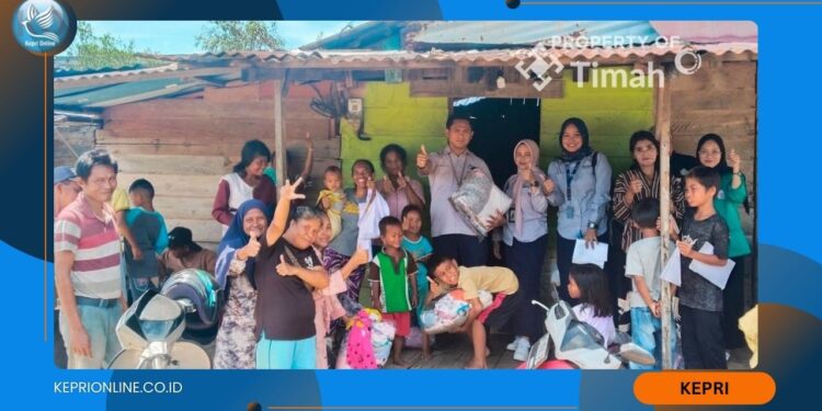 1 Ton Barang Bekas di Donasikan Karyawan PT Timah