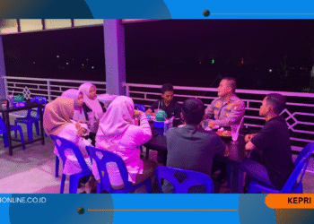 Silaturahmi Polsek Buru dengan Gen Z