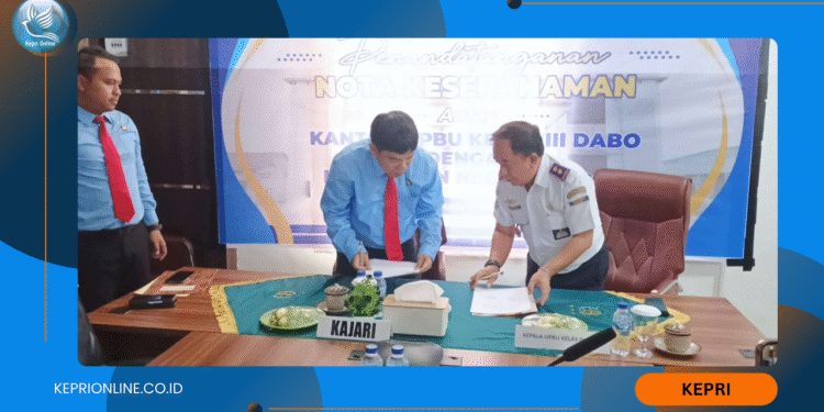 Kejari Lingga Teken MoU dengan UPBU Kelas III Dabo Singkep