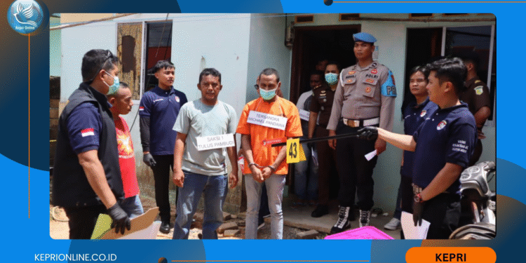 Ada 43 Adegan Rekontruksi Kasus Pembunuhan Bintan