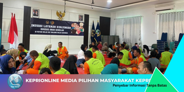 Rutan Karimun Hadirkan Layanan Khusus Anak Sekolah, Bentuk Inovasi Pembinaan dan Kekeluargaan