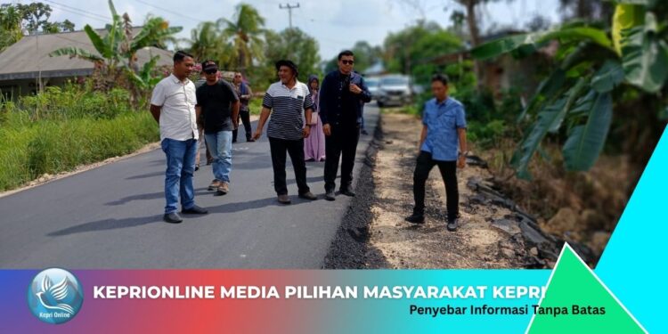 Revitalisasi Jalan Penghubung Tanjung Berlian – Tanjung Batu Sepanjang 14 KM Akan Rampung