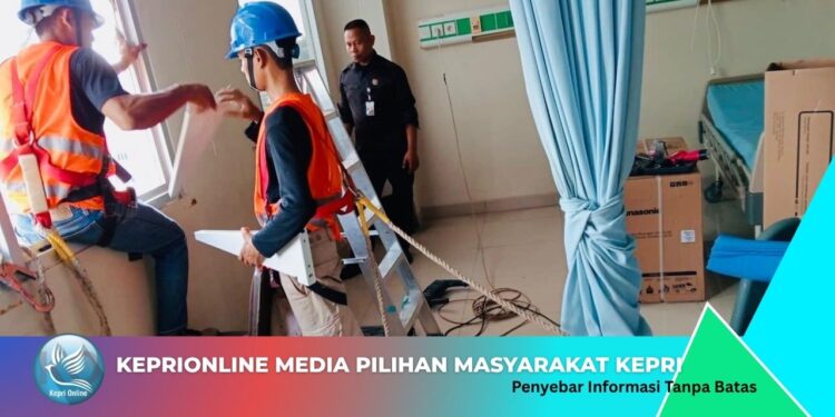 Gerak Cepat, RSUP Raja Ahmad Tabib Lakukan Perbaikan AC