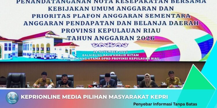 Belanja Daerah Kepri Ditetapkan Sebesar Rp 3,54 Triliun
