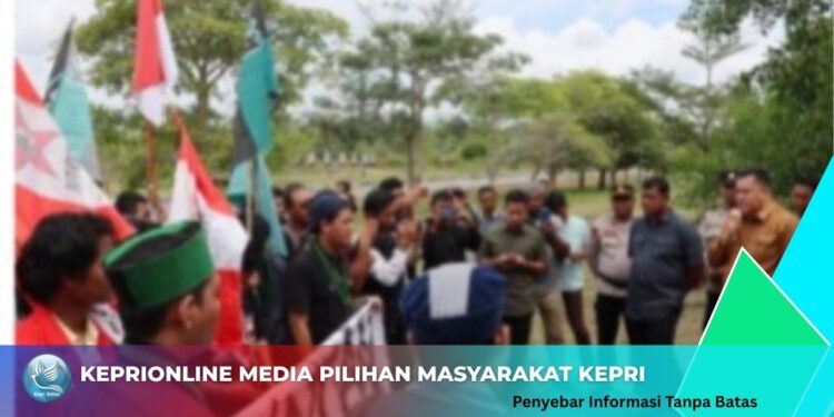 Aliansi Cipayung Plus Tanjungpinang-Bintan Lakukan Aksi Kritik Program Bupati Bintan