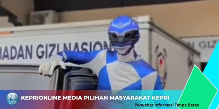 Power Rangers Bagikan Makanan MBG