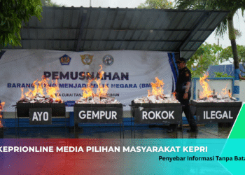 Bea Cukai Karimun Musnahkan Ratusan Ribu Rokok Ilegal, Kerugian Negara Ratusan Juta