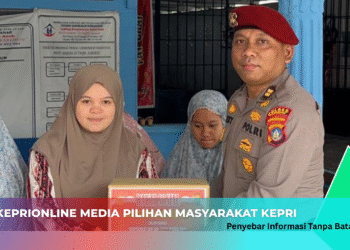 Sat Samapta Polres Karimun Pantau Lokasi Banjir Rob 
