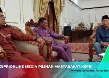 Vandores Purba Paparkan Serangkaian Kegiatan Panitia Natal Oikumene Kepada Bupati Karimun