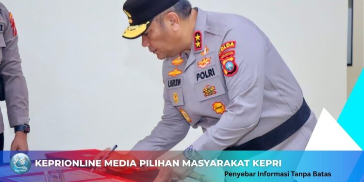 Kapolda Kepri Pimpin Sertijab dan Pelantikan PJU Polda Kepri dan Kapolres
