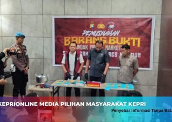 Polres Karimun Bongkar 14 Kasus Narkoba dan 17 Tersangka Diamankan
