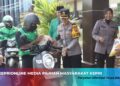Polres Karimun Bagi 300 Paket Bansos ke Driver Ojol