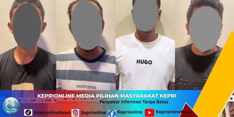 Polda Kepri Ungkap Jaringan Narkotika di Karimun, Empat Orang Diamankan