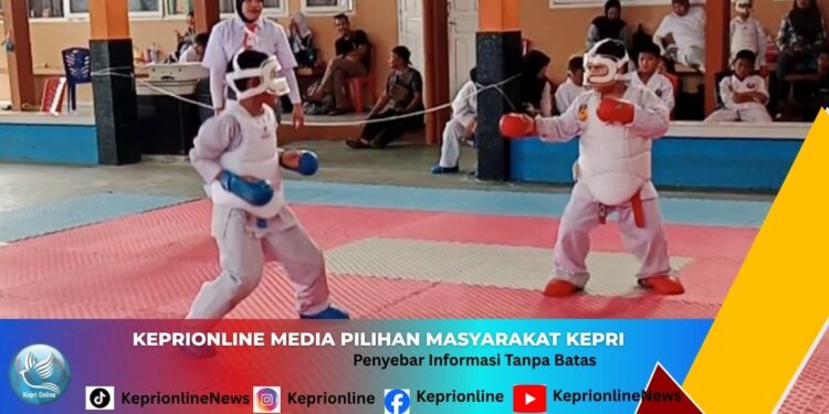 Siswa SD Swasta Maitreyawira Karimun Raih Juara I Perlombaan Karate Kategori Kumite