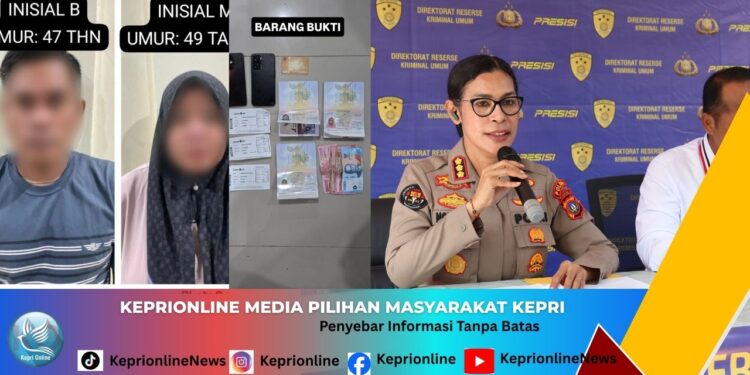 Polda Kepri Gagalkan Pengiriman PMI Ilegal ke Malaysia, Pasutri Jaringan TPPO Ditangkap