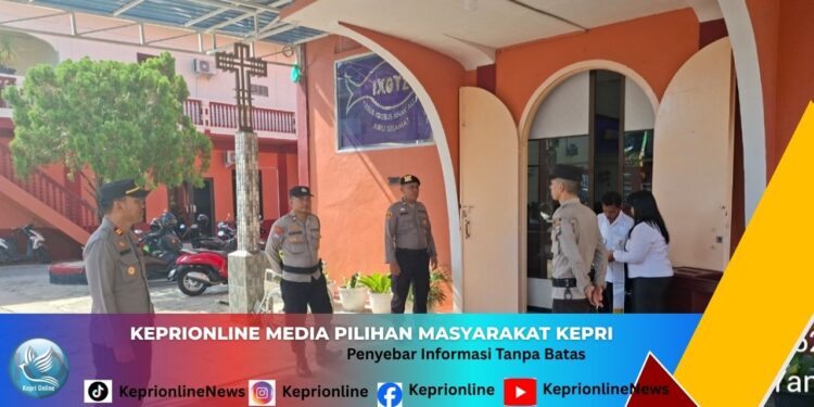 Polres Karimun Pastikan Ibadah Kenaikan Yesus Kristus Berlangsung Aman dan Kondusif