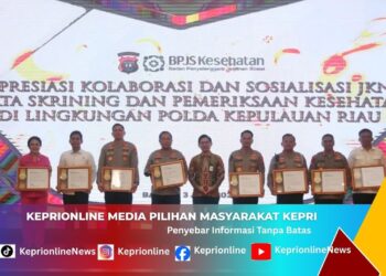 Polda Kepri Raih Penghargaan BPJS Kesehatan atas Dukungan terhadap Program JKN