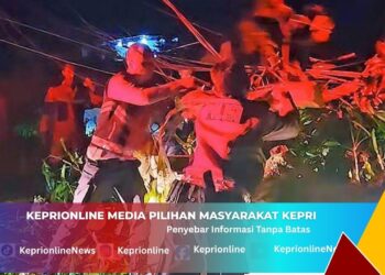 PT TIMAH Dukung Pembangunan Gerbang Tanjak di Sawang Laut, Perkuat Identitas Melayu dan Dorong Ekonomi Warga