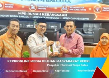 PT TIMAH Dukung Pembangunan Gerbang Tanjak di Sawang Laut, Perkuat Identitas Melayu dan Dorong Ekonomi Warga
