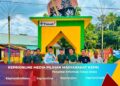 PT TIMAH Dukung Pembangunan Gerbang Tanjak di Sawang Laut, Perkuat Identitas Melayu dan Dorong Ekonomi Warga