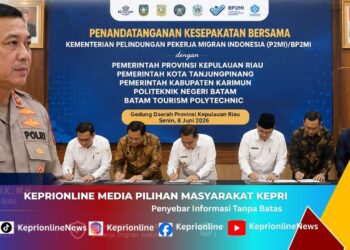 Kapolda Kepri Hadiri Penandatanganan Kesepakatan P2MI, Perkuat Perlindungan Pekerja Migran