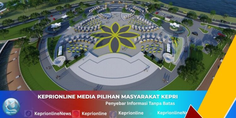 Wajah Baru Tanjungpinang Mulai Dibangun! Rp12 Miliar Dikucurkan, Taman Gurindam 12 Disulap Jadi Pusat UMKM dan Ikon Wisata Kepri