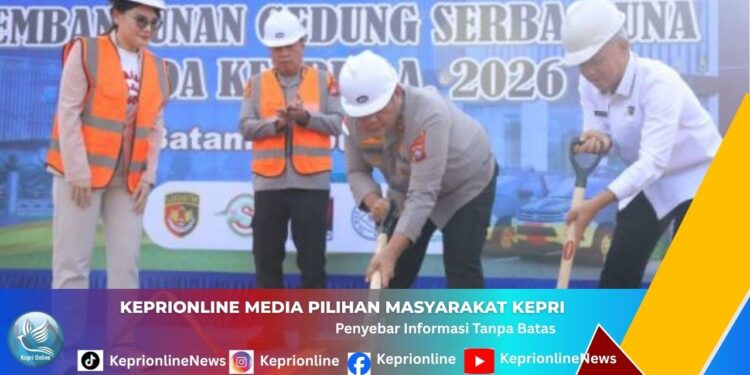 Kapolda Kepri Resmikan Groundbreaking Gedung Serba Guna, Perkuat Infrastruktur dan Pelayanan Kepolisian